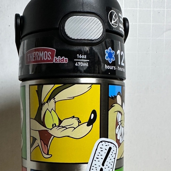 Looney Tunes Thermos Kids FUNtainer 16 oz 12 hour Dishwasher Safe Thermos Bottle - Picture 1 of 9